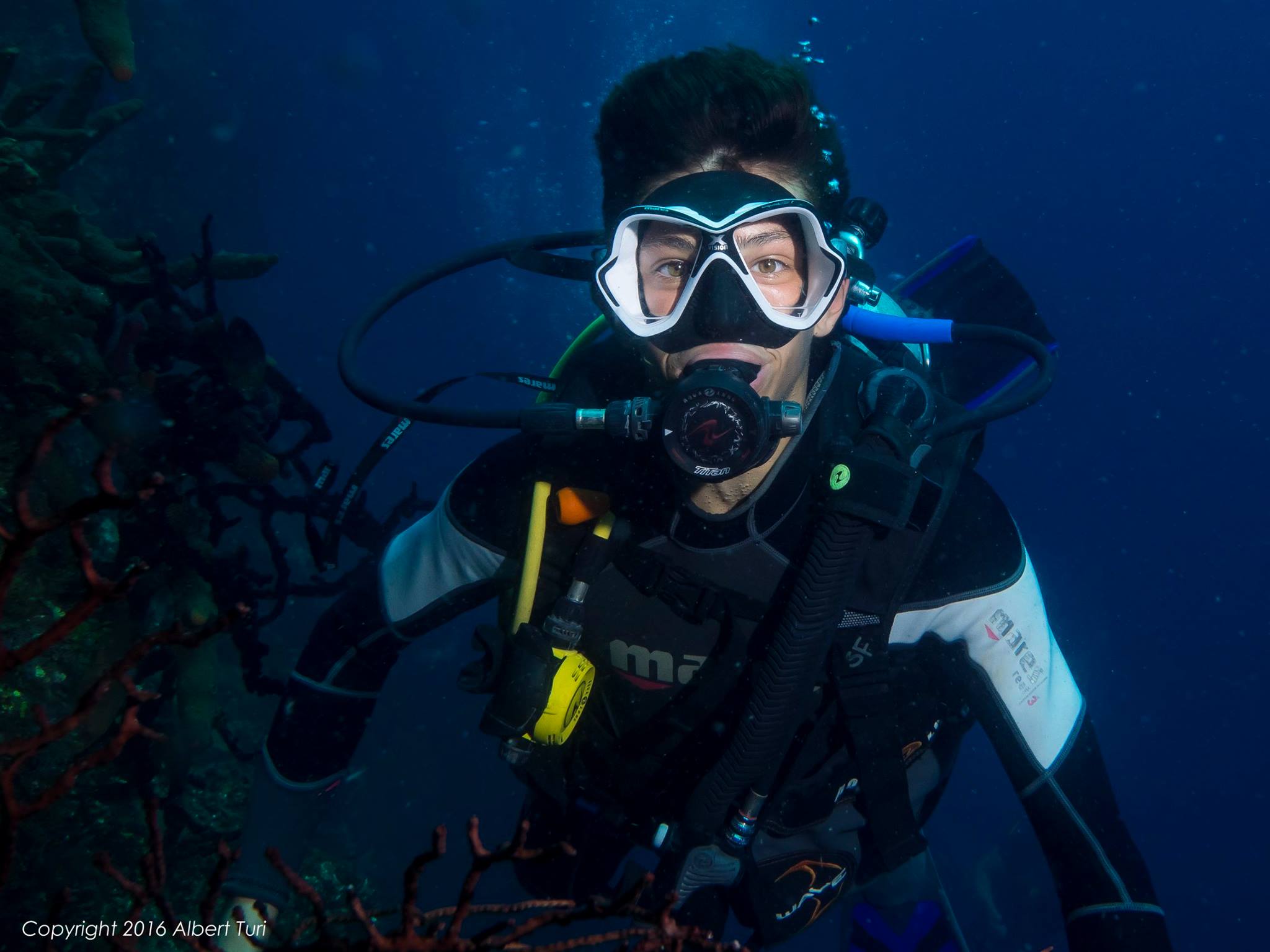 diver underwater