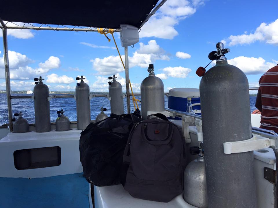 tanks ready for second dive